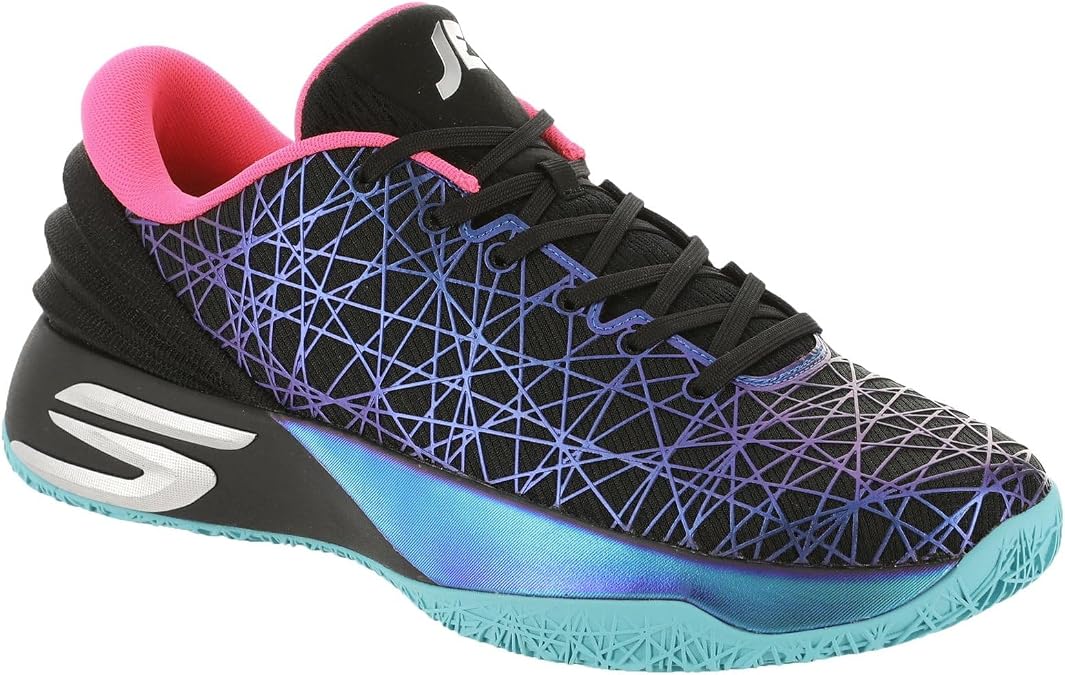 Skechers Performance SKX JE 1 Men's Basketball, 7 D(M) US, Black-Pink