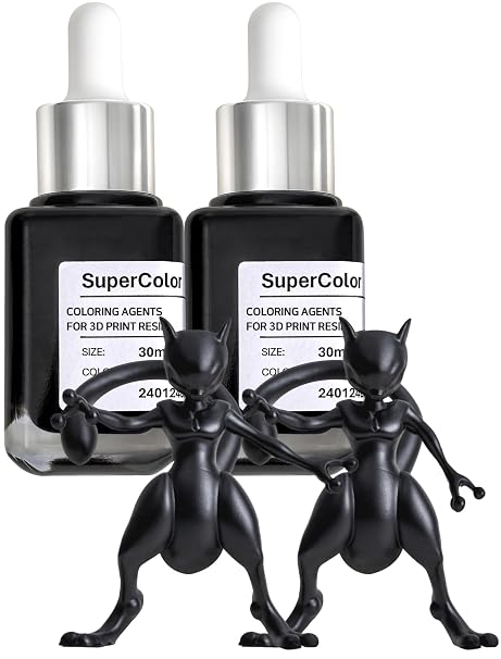 SuperColor 10x Concentrated Pigments for Epoxy & 3D Printer Resin (Black)