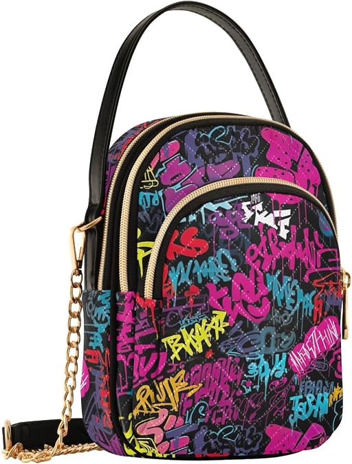 Graffiti Street Art Small Crossbody Bags for Women Cell Phone Shoulder Purse Handbags Wallet 21216782