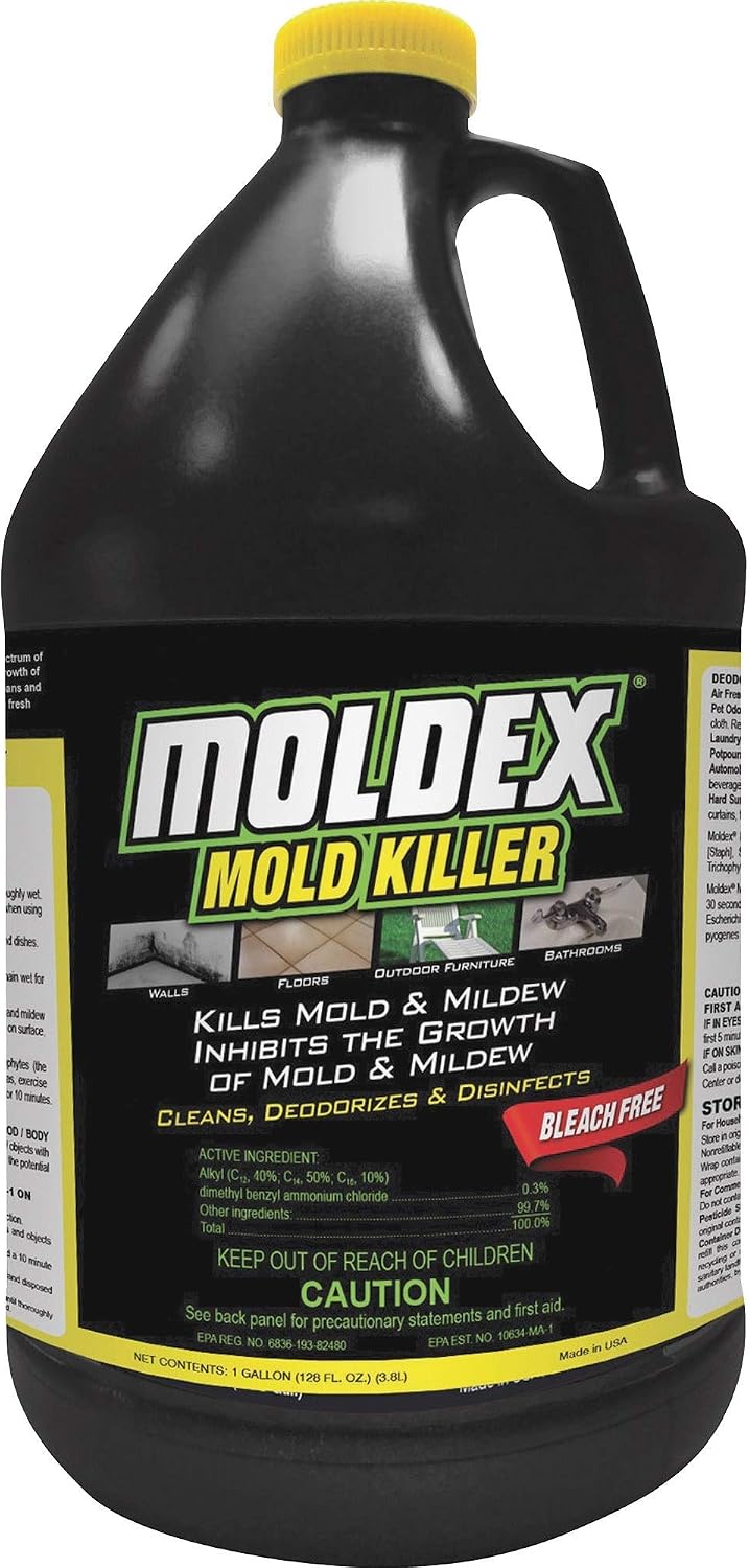 ENVIROCARE Corporation ENVIROCARE 5520 Moldex Disinfectant, 1-Gallon Surface Cleaner, White, 128 Fl Oz