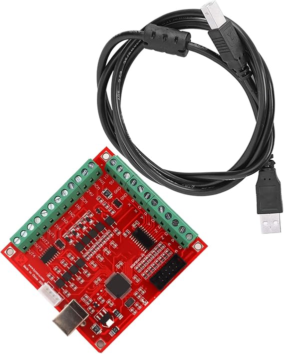 4 Axis USB CNC Controller, 0-10V Analog, Opto-Isolated