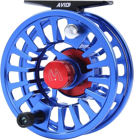 Maxcatch AVID Fly Fishing Reel with CNC-machined Aluminum Body - 1/3, 3/4, 5/6, 7/8, 9/10 Weights(Black, Green, Blue)