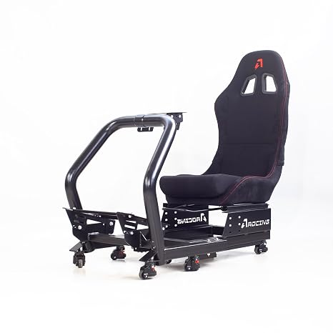 azracing SF Retractable Modular Racing Simulator Cockpit with Foldable Seat