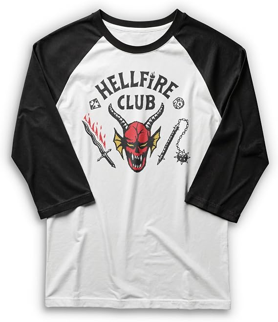 Stranger Things Men's Hellfire Club T-Shirt (Pack of 1)