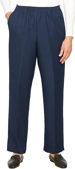 Alfred Dunner Classics Elastic Waist Pants