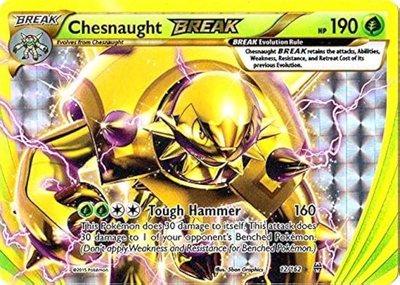 Pokemon - Chesnaught-Break (12/162) - XY Breakthrough