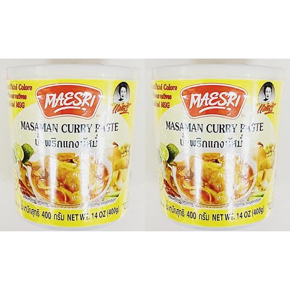 Paste,Masaman Curry Paste, 14 oz (400g), Pack of 2