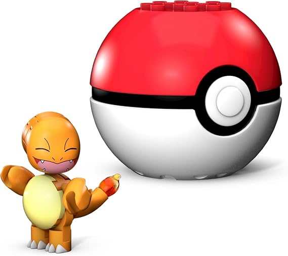 Mega Construx GFC88 Pokemon Charmander Figure, Multicolor