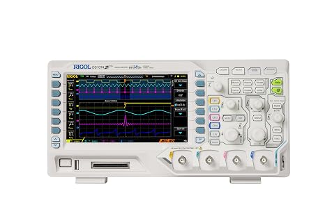 RIGOL Digital Oscilloscope DS1074Z Plus 70 MHz 4-Ch 1 GSa/s 24 Mpts 30,000 wfms/s UltraVision 7" 800x480 Intensity Display, 60,000-Frame Record/Playback, UART I2C SPI Decode, 16 Digital After Upgrade