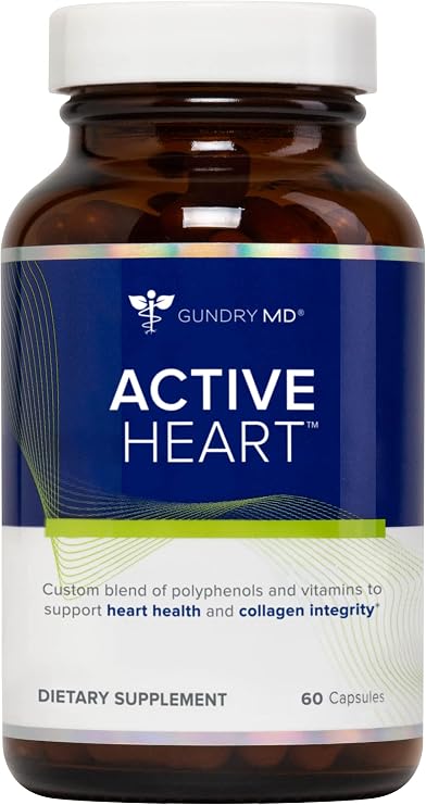 Gundry MD Active Heart Polyphenol and Vitamin Blend, 60 Count