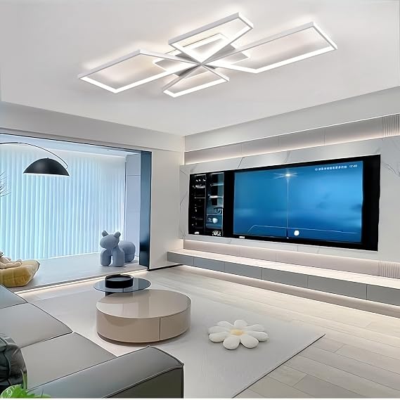 140CM LED Ceiling Light Living Room 116W Dimmable Bedroom Ceiling Lights [Energy Class B]