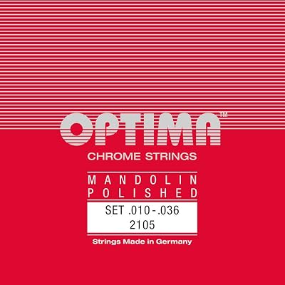 Optima Mandolin strings Chrome polished set 2105