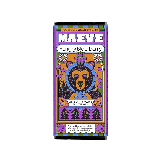 Maeve Chocolate Hungry Blackberry Truffle Bar
