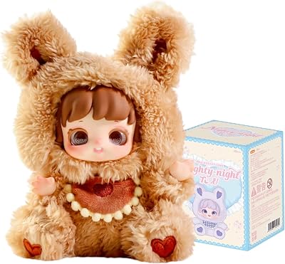 CALEMBOU Plush Blind Box, Cute Miana Nighty-Night to U Series Stuffed Blind Box Doll, Kawaii Mystery Vinyl Plush Toys Collectible for Birthday Gift Miana Nighty-Night to u