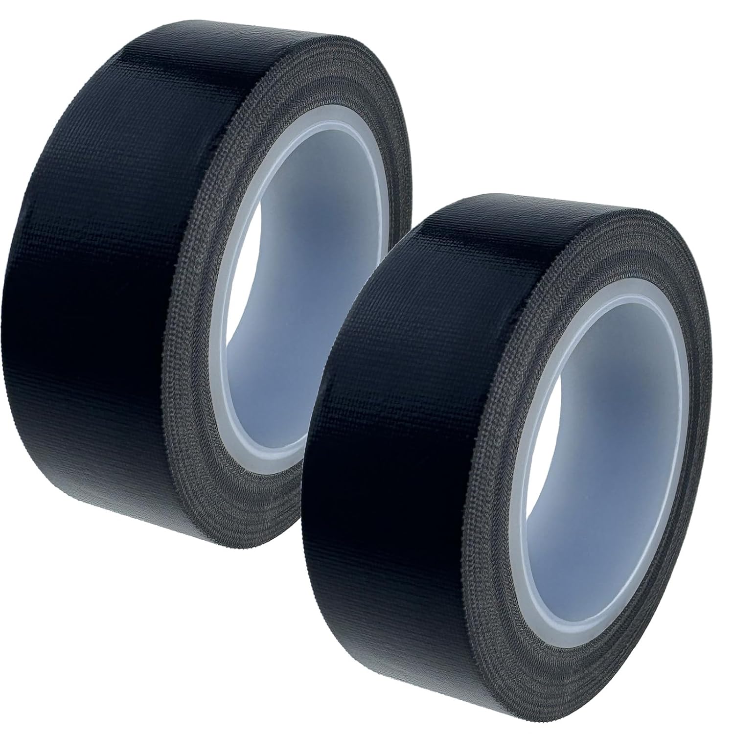 2Pcs Black PTFE Teflon high Heat resistan Exhaust Tape Overall Length 66 feet, Width 0.75 inches