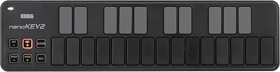 Korg, 25-Key Midi Controller (NANOKEY2BK),Black