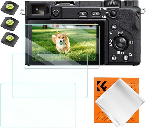 K&F CONCEPT Screen Protector Compatible with Sony A6000/A6400/A6600/NEX