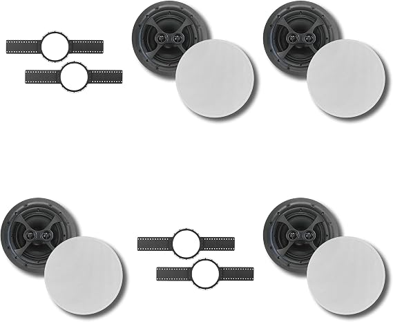 KLH F-6800-DVC 8 in 4-Speaker in-Ceiling Bundle