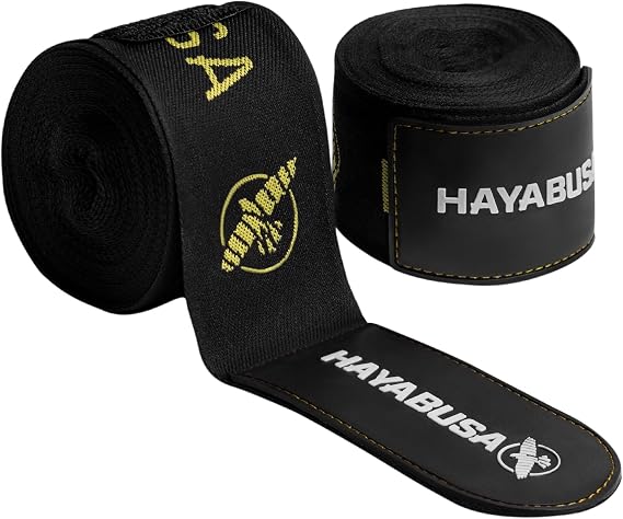 Hayabusa Deluxe Boxing Hand Wraps - 180in | Boxing Wraps for Men, Boxing Wraps for Women, Wrist Wraps Boxing, Hand Wraps Muay Thai, Quick Wraps Boxing, MMA Hand Wraps