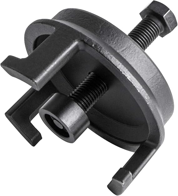 25264 GM Harmonic Balancer Puller Crank Pulley Puller for LS Engine, Heavy Duty Harmonic Balancer Removal Tool Without Tapped Holes, No Radiator Removal Required, Fits Chevy Chevrolet LS1 V8