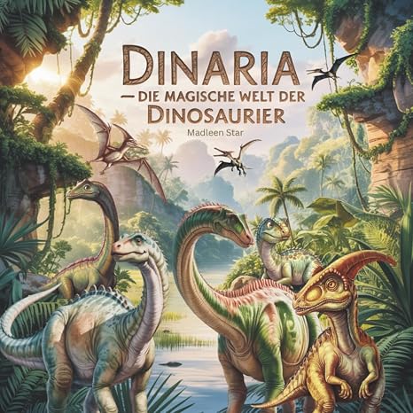 Dinaria – Die magische Welt der Dinosaurier: Spannende Vorlesegeschichten Mini-Lexikon & erstes Dino-Wissen für Kinder ab 4 Jahren