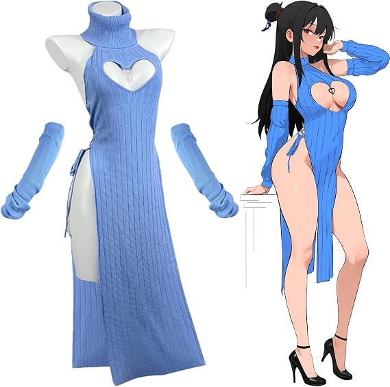 KORURACLUB Cheongsam Sweater Dress Cosplay Lingerie