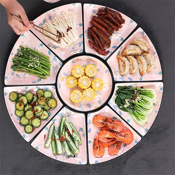 Assortment Plate Combination Plate Plate Soup Nest Ceramic Tableware Set Tableware Tableware