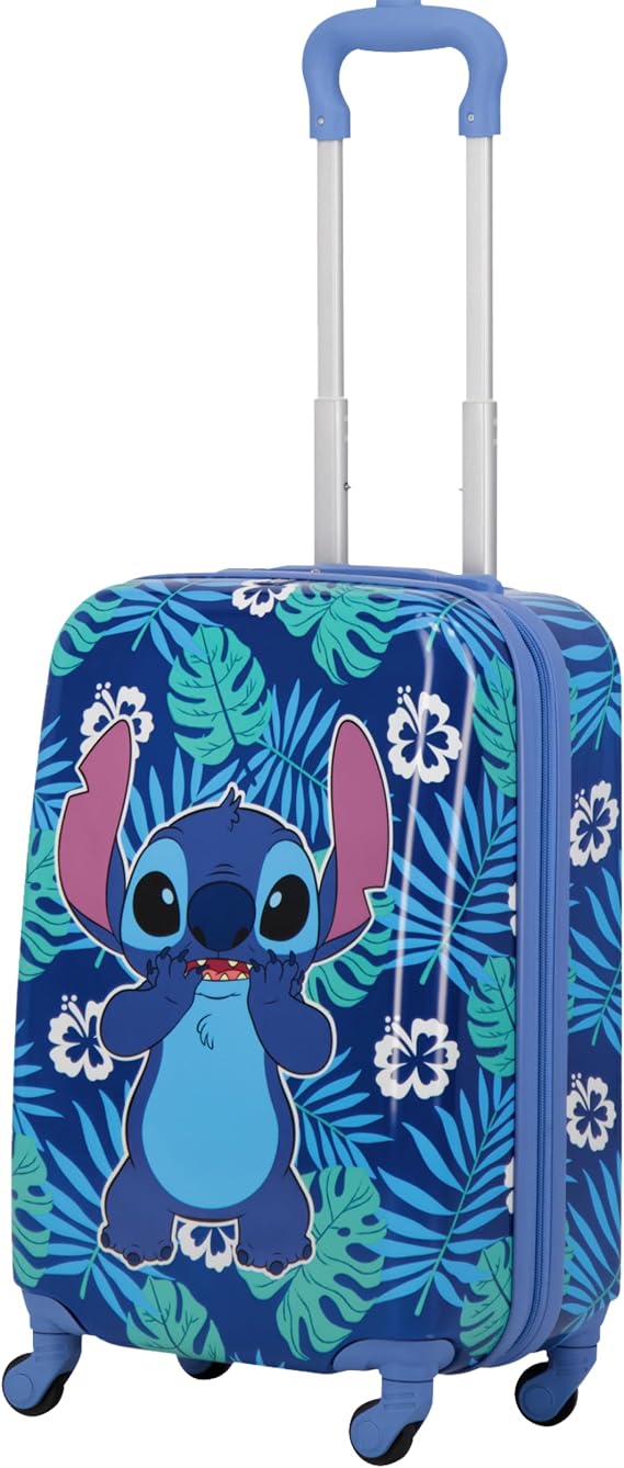 FUL Disney Stitch 21 Inch Kids Carry On Luggage, Blue
