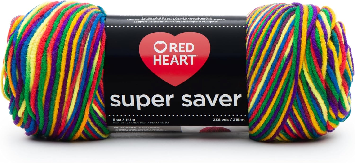 RED Heart Super Saver Yarn E300.3943, Americana