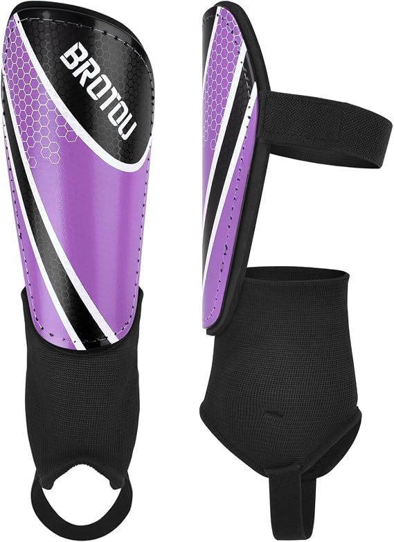 BROTOU Shin Guards Soccer Youth, Soccer Shin Guards for Kids 3-15