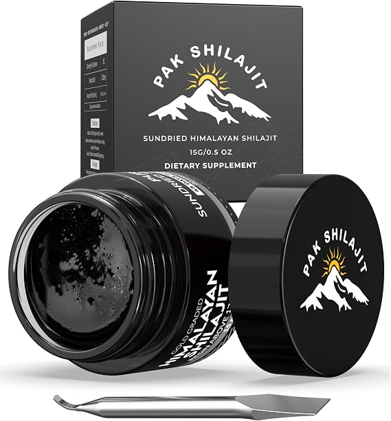 Pakshilajit Pure Himalayan Shilajit Resin 45 Days Sun Dried & Gold Graded Shilajit Above 18000FT | Purified & Organic, 85 Plus Natural Minerals, Rich in Fulvic & Humic Acid for Men & Womens (15Gram)