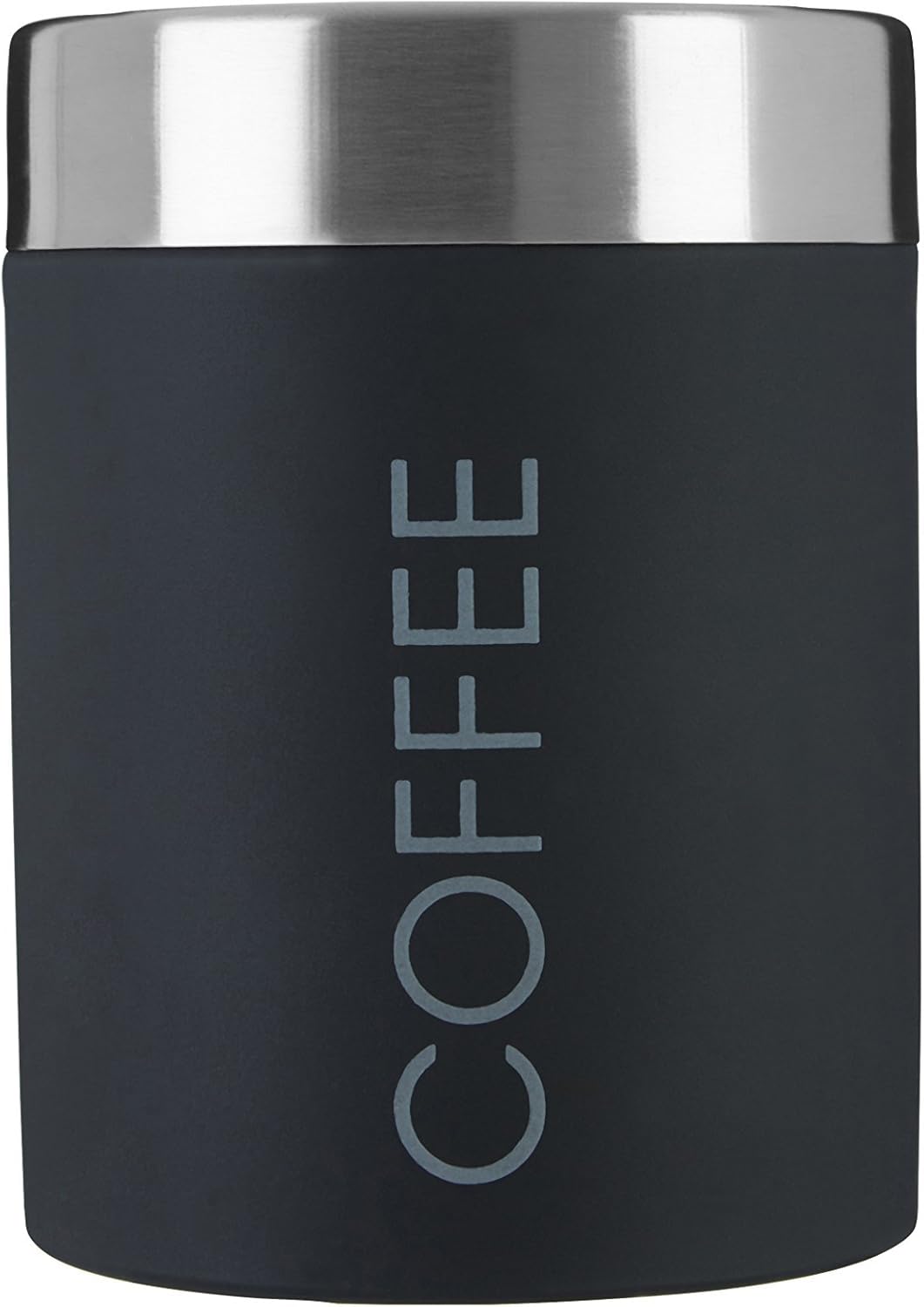 Premier Housewares 0508676 Coffee Canister Black H13 x W10 x D10 cm