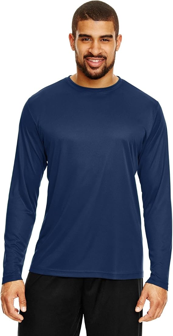 Team 365 Men's Zone Performance Long-Sleeve T-Shirt XL SPORT DARK NAVY