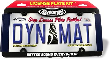 Dynamat 19100 License Plate Kit