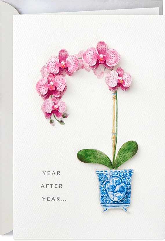 Hallmark Signature Birthday Card for Her (Orchid)