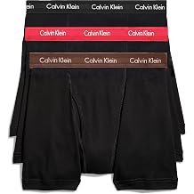 Calvin Klein Men's NB2616-3PK Cotton Stretch Boxer, 3-Pack Trunk Underwear