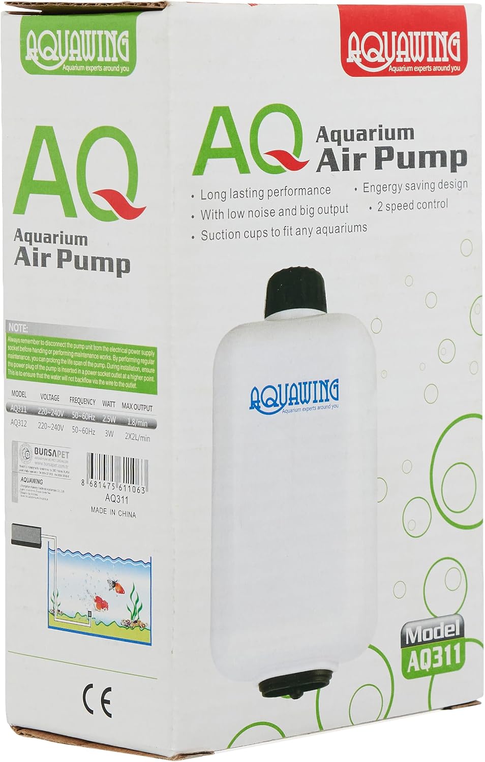 Aquawing Single Outlet Air Engine 2.5w