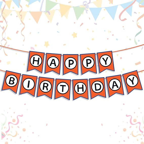 Happy Birthday Banner Classic Anime Theme Party Banner for Girls Boys Birthday Party Supplies Decoration Hanging Wall Backdrops Banners for Baby Shower Background Decoration