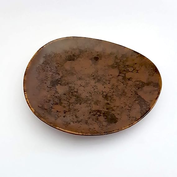 Ancient Cookware, Black Bubble Dinner Plate, 11 inches