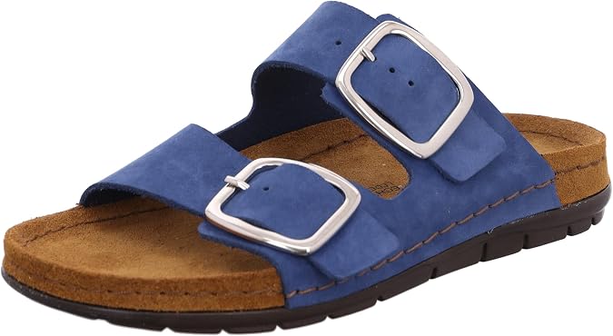 Rohde Rodigo Women's Classic Sandals, Mules, Summer Shoes, Slippers, Leather Footbed