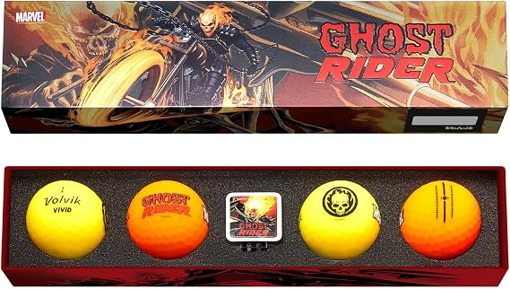 Volvik Vivid Marvel Golf Ball Gift Sets (4 Pack)