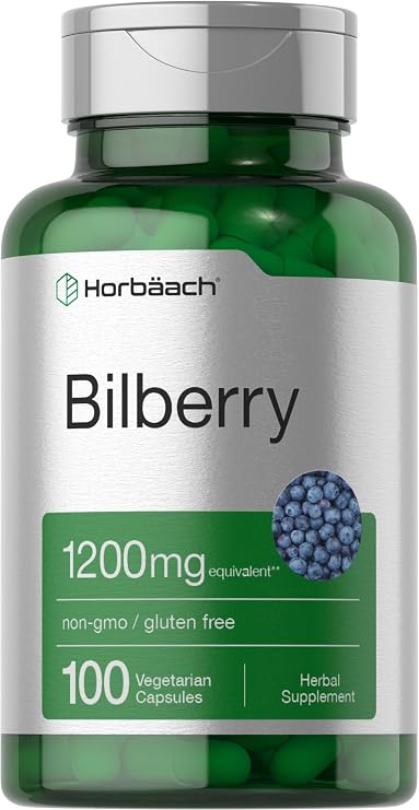 Horbaach Bilberry Fruit Extract | 100 Capsules