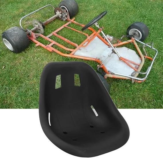 Go Kart Seat for Go Karts Drift Cars Balance Cars Racing Go Kart Large Size Go Cart Seat Seat Backrest Saddle Sprint Track Seat Kit Comfortable Ergonomic Design for Racing Balancing Vehicle