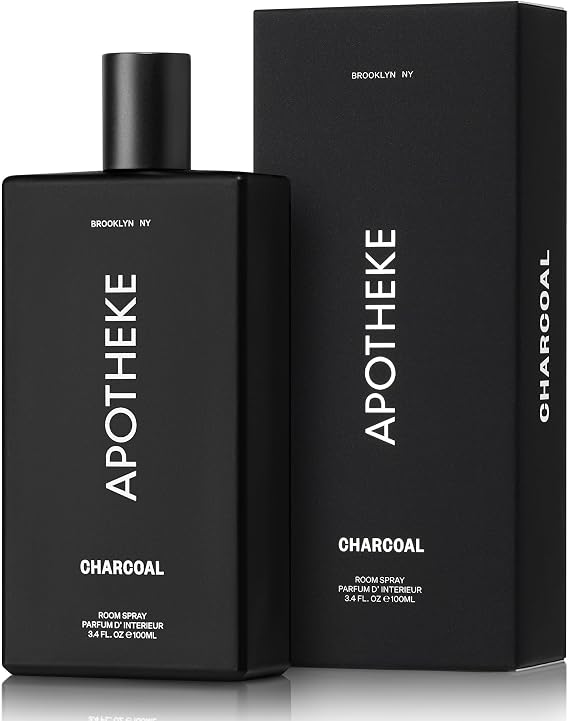 Apotheke Air Freshener Bathroom & Bedroom Spray - Charcoal