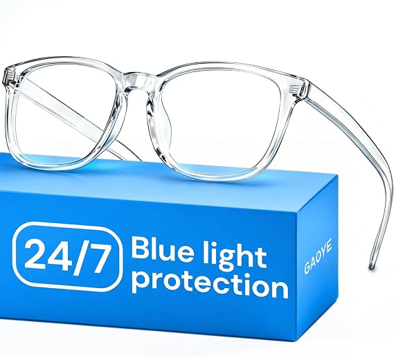 Gaoye Blue Light Glasses for Computer & Gaming - Clear