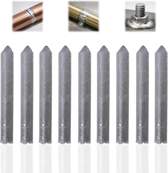 9PCS Low Temperature Universal Welding Rods,Low Melt Solder & Aluminium Welding Rods Set with Flux,Lead Welding Kit,Low Temperature Aluminum Welding Wire,Aluminium Welding Rods,Lead Welding Kit