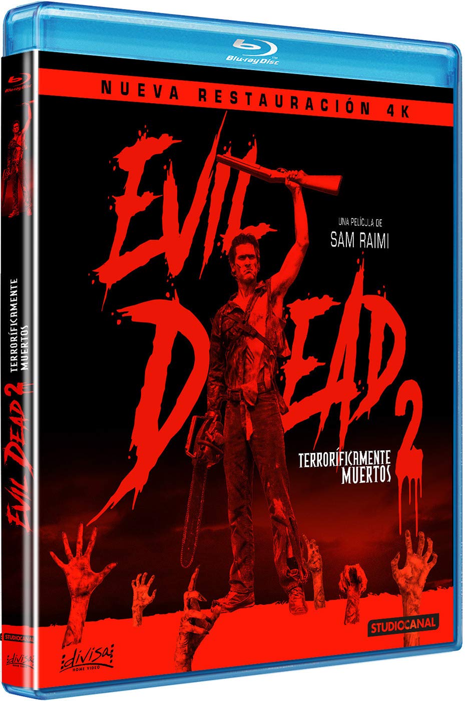 Terrorificamente Muertos (Evil Dead 2: Dead by Dawn) (1987) (Sam Raimi) (Blu-ray)