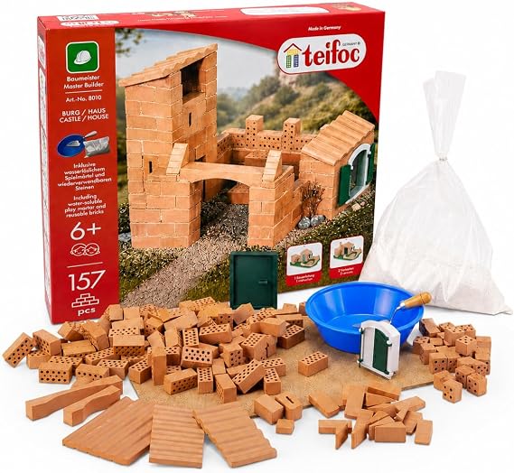 Teifoc stone building boxes construction toys Multi colour