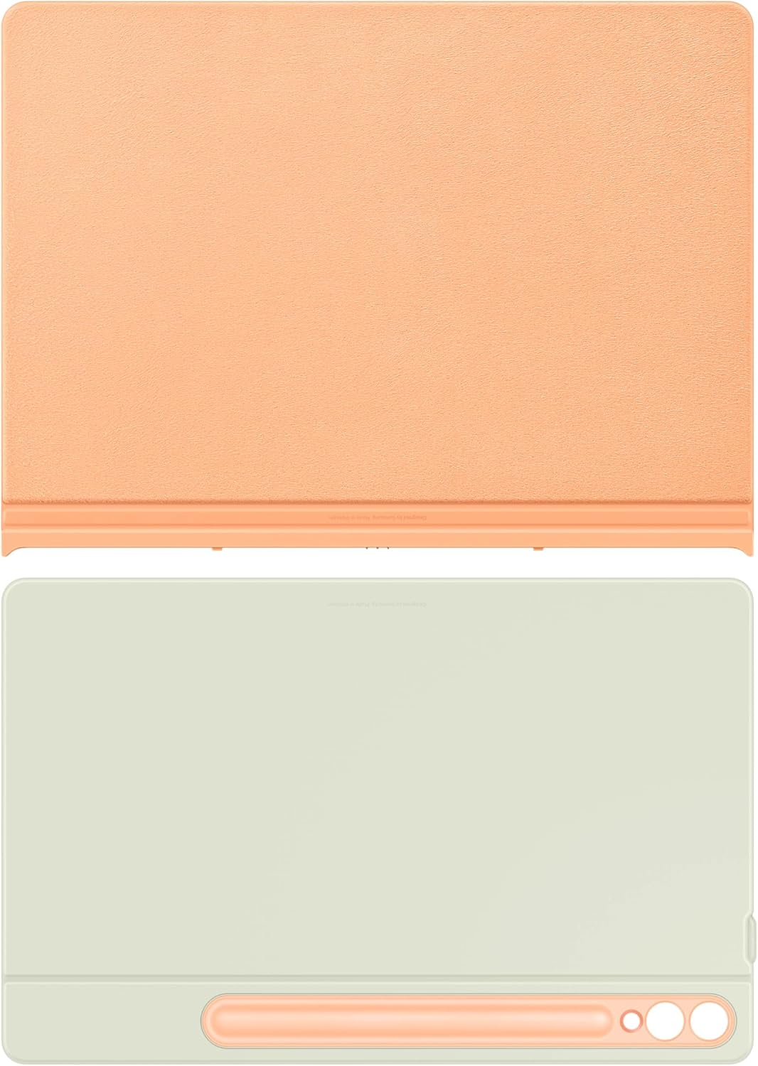 Samsung Galaxy Tab S10+ SmartBook Cover Tablet Protective Case, Portrait / Landscape Mode, Removable Platform, Auto Screen On/Off, US Version, Orange