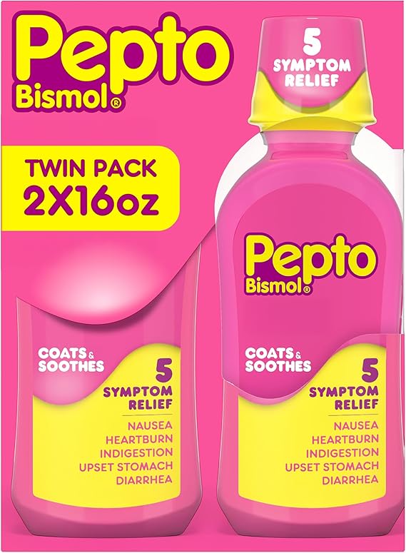 Pepto-Bismol Regular Strength Liquid - Total: 32 oz (16 oz X 2)